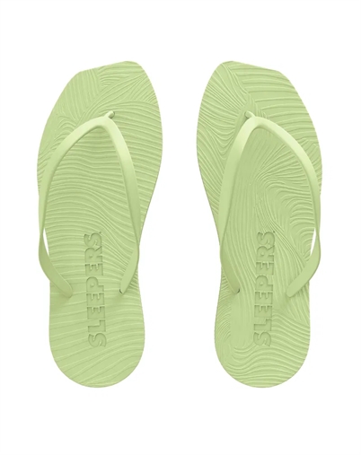 Tapered Flip Flops - Sap Green - Sleepers 